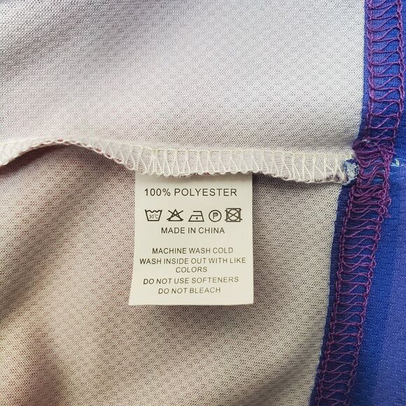 FLAN LABS Caramel Sunset Soccer Jersey Mens XL Short Sleeve Graphic Print NWOT - Picture 7 of 10